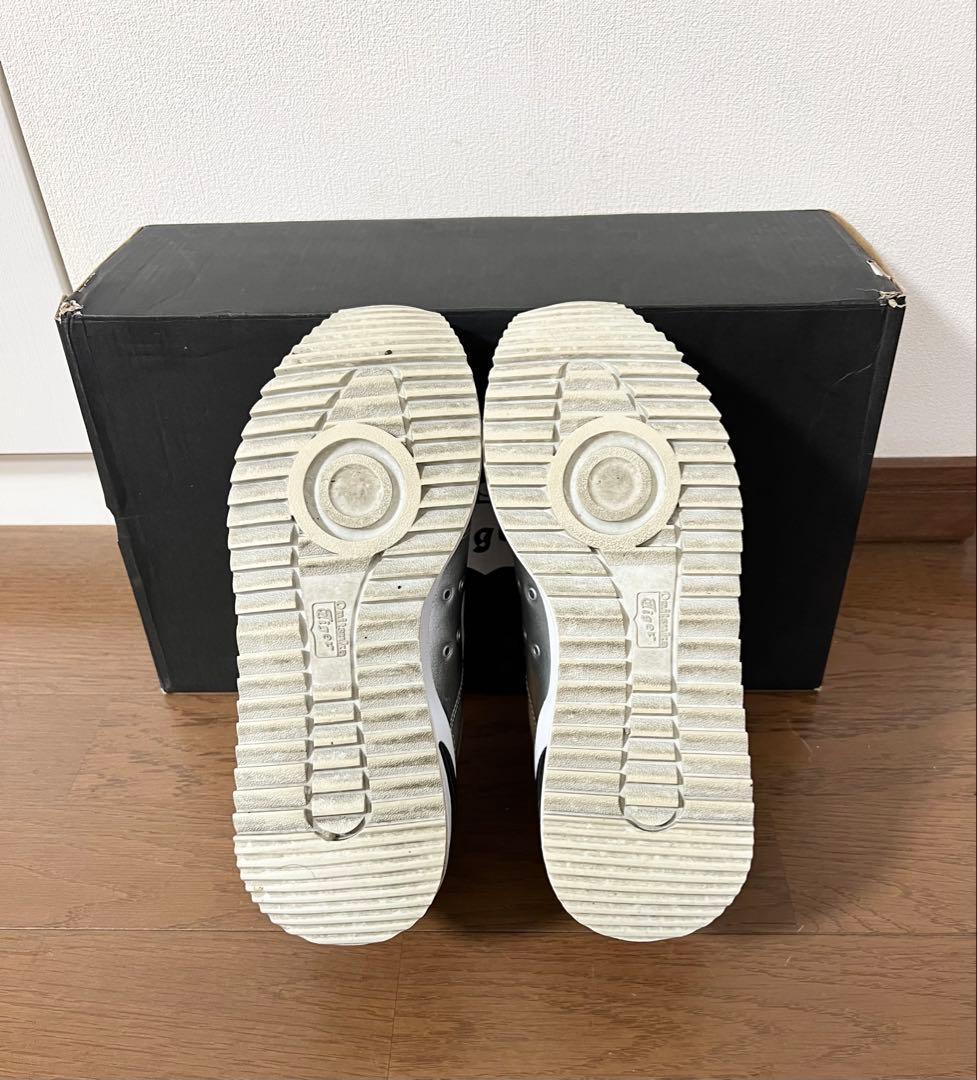 【美品】オニツカタイガー　厚底スニーカー　シルバー　22.5cm