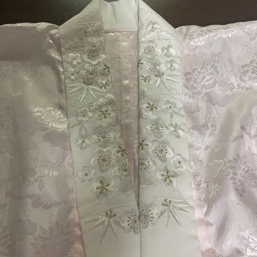 【ルークさま専用】振袖と半衿付き長襦袢セット　赤　黒　桜　金彩　トールサイズ美品