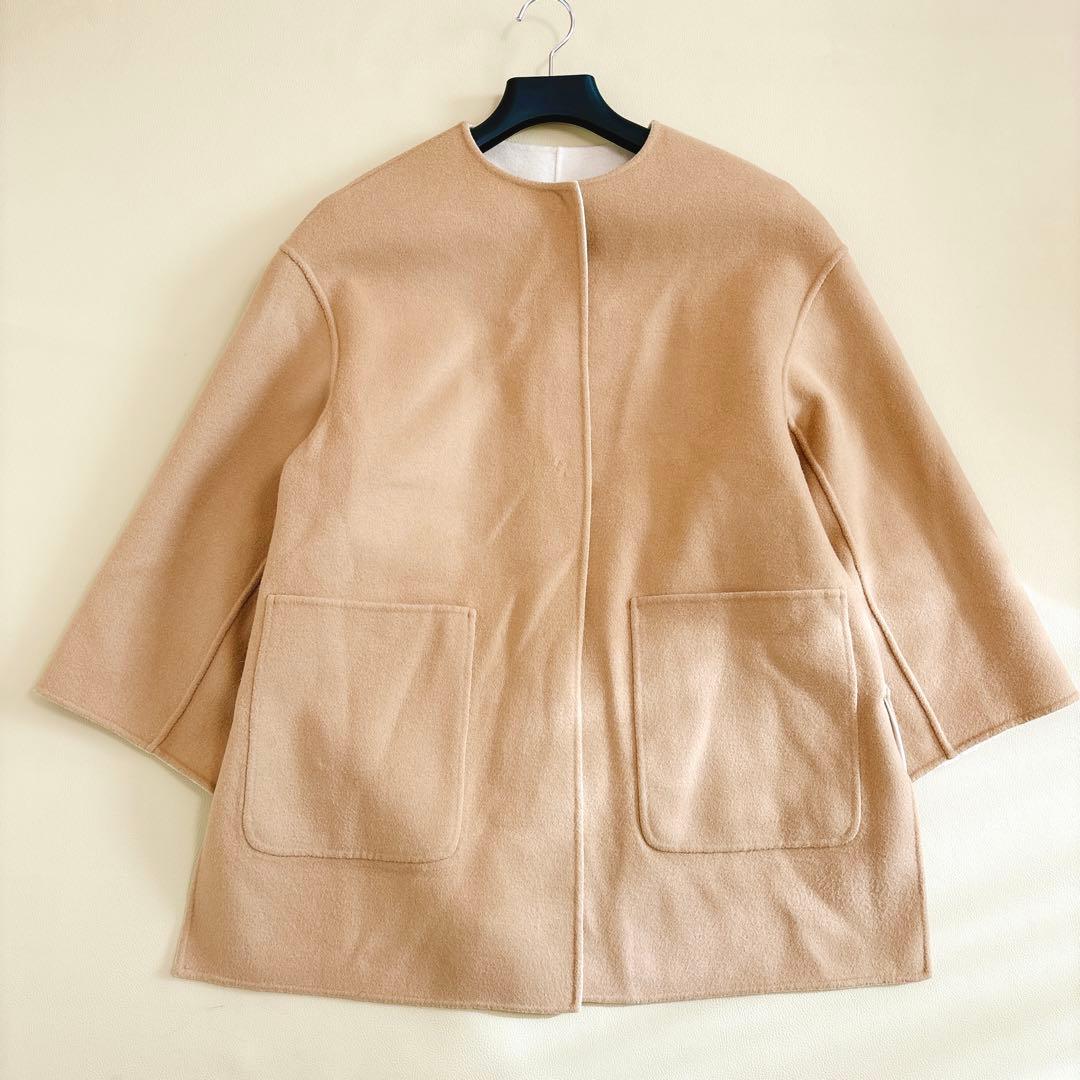 美品✨ユナイテッドアローズ 22AW バイカラー リバーシブル リバーコート