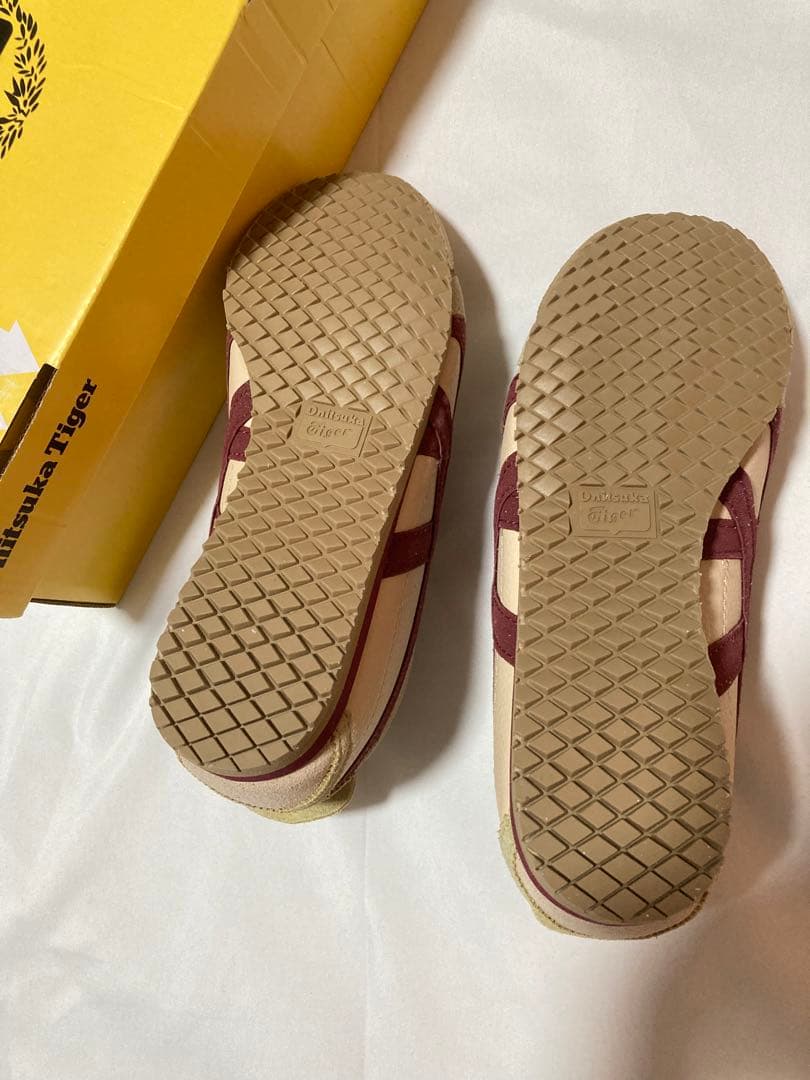 Onitsuka Tiger GSM スニーカー ベージュ/バーガンディ