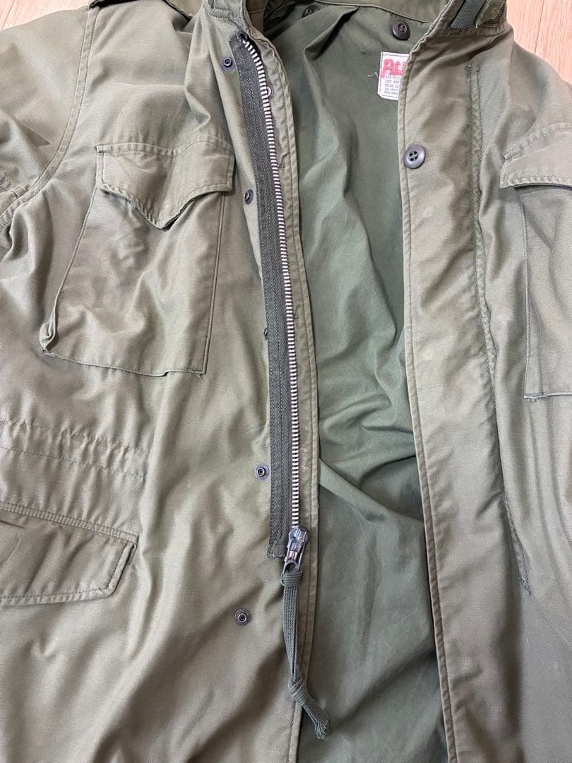 70s M-65 フィールドジャケット 2nd アルミジップ M-R 美品