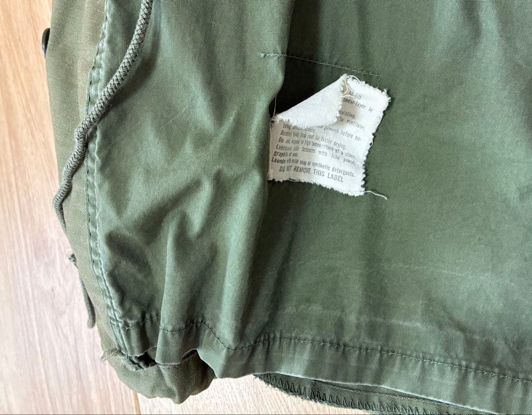 70s M-65 フィールドジャケット 2nd アルミジップ M-R 美品