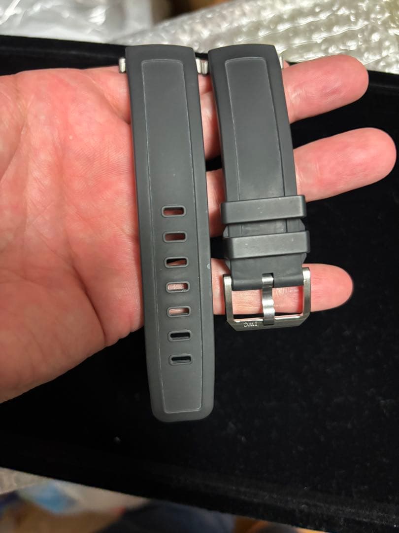 IWC ラバーベルト 尾錠付き