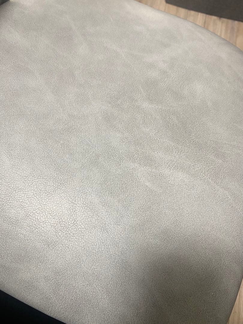 2脚セット　モダンダイニングチェア グレー