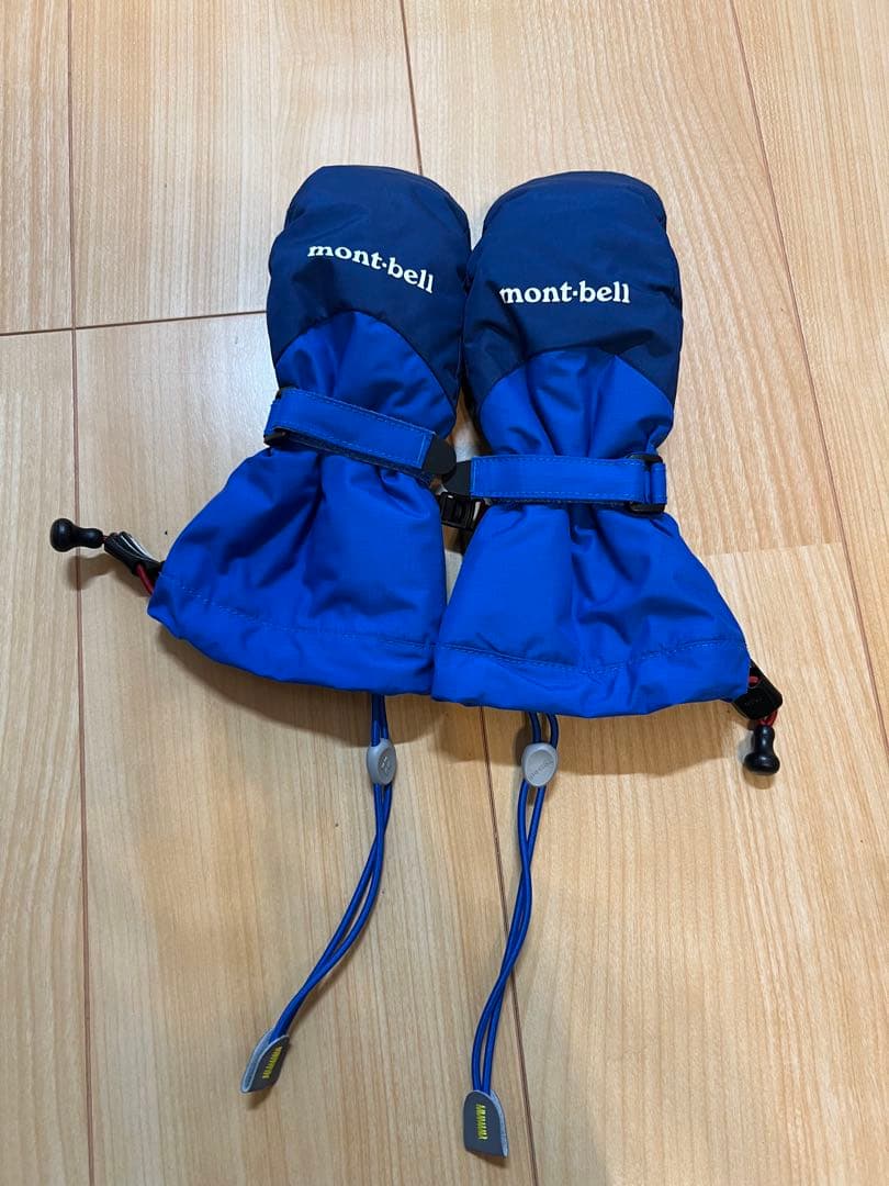 モンベル スキーウェア 120cm フリースジャケット&手袋3点セット