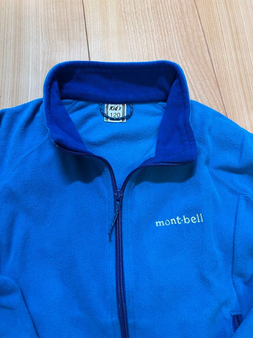 モンベル スキーウェア 120cm フリースジャケット&手袋3点セット