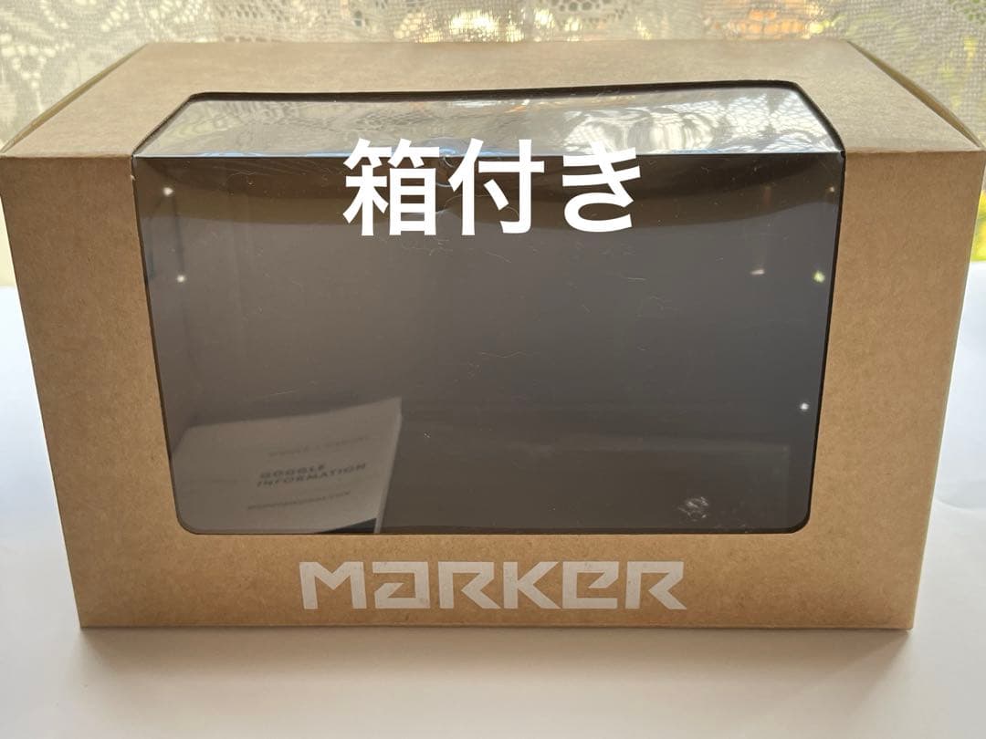 MARKER セミフレームレスミラーゴーグル 新品未使用品