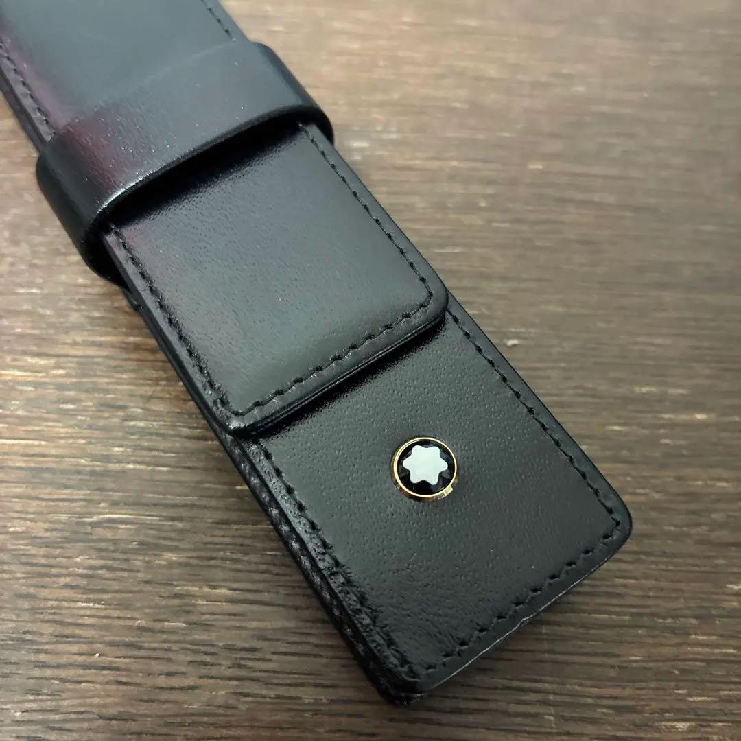 MONT BLANC モンブラン　レザー　ペンケース　Hamburg刻印