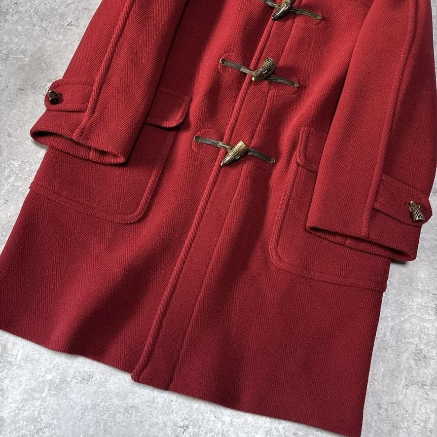 希少 グローバーオール ムーアブルック キングストン ダッフルコート 36 赤