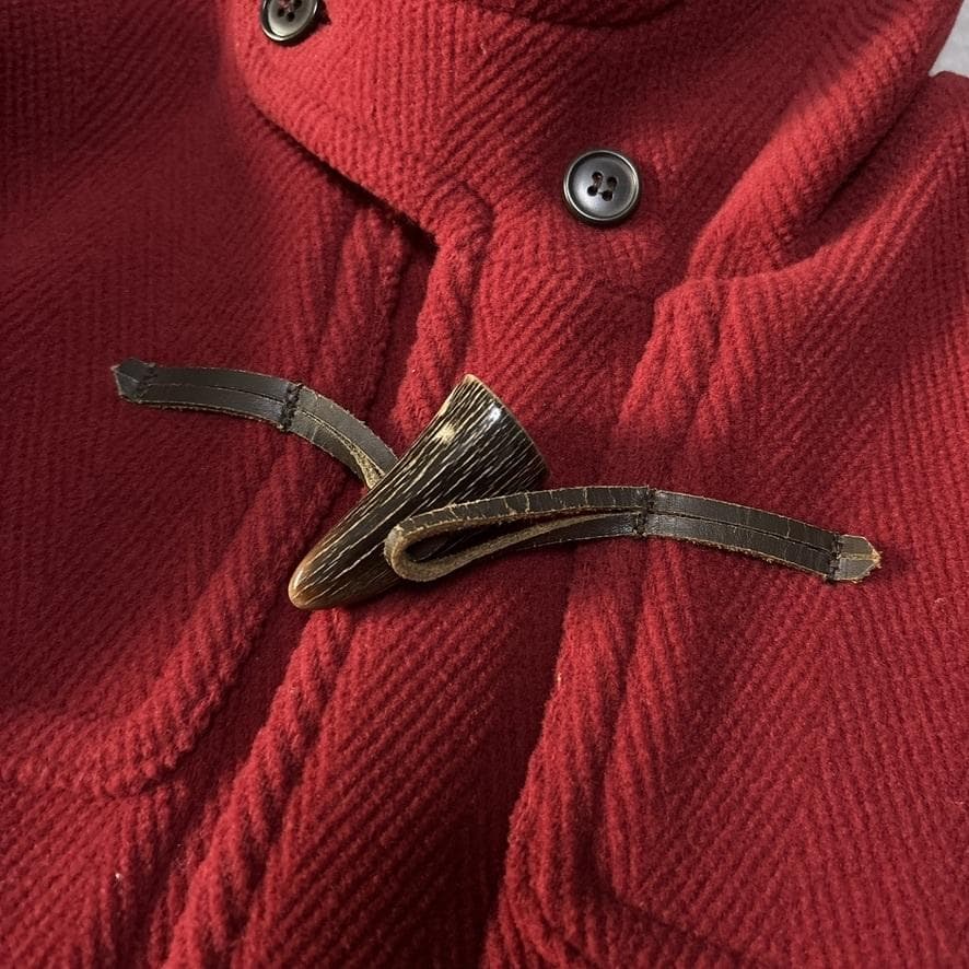 希少 グローバーオール ムーアブルック キングストン ダッフルコート 36 赤