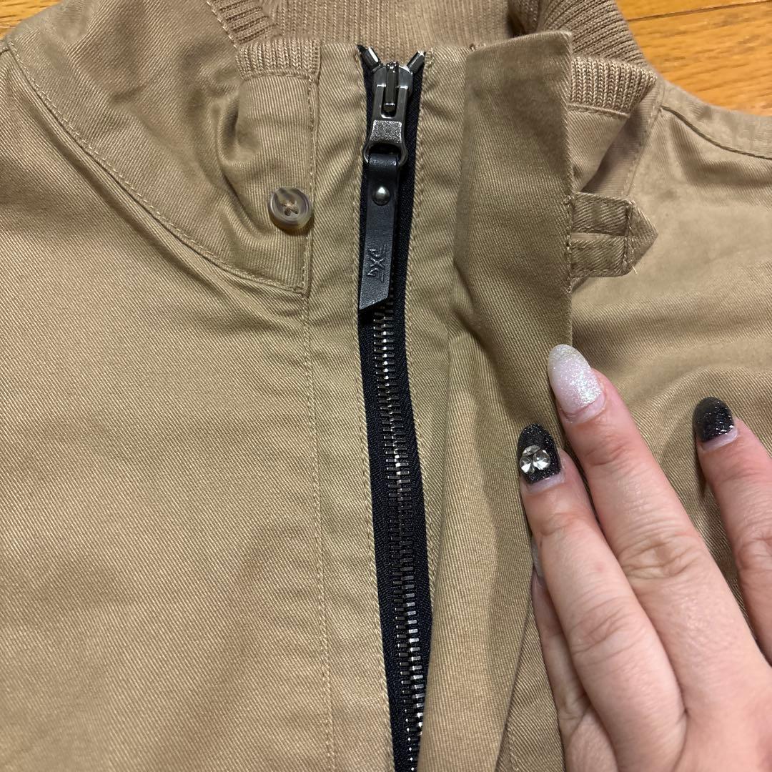 PXG ベージュ ハーフジップ ジャケット　XL