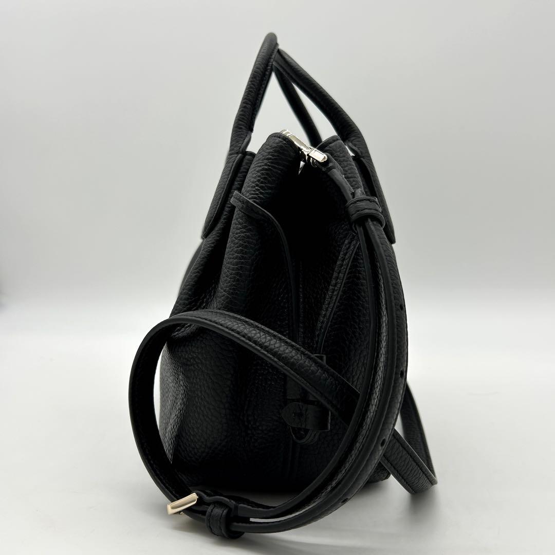 極美品】ケイトスペード ダンプリング 2way ショルダーバッグ 黒 レザー