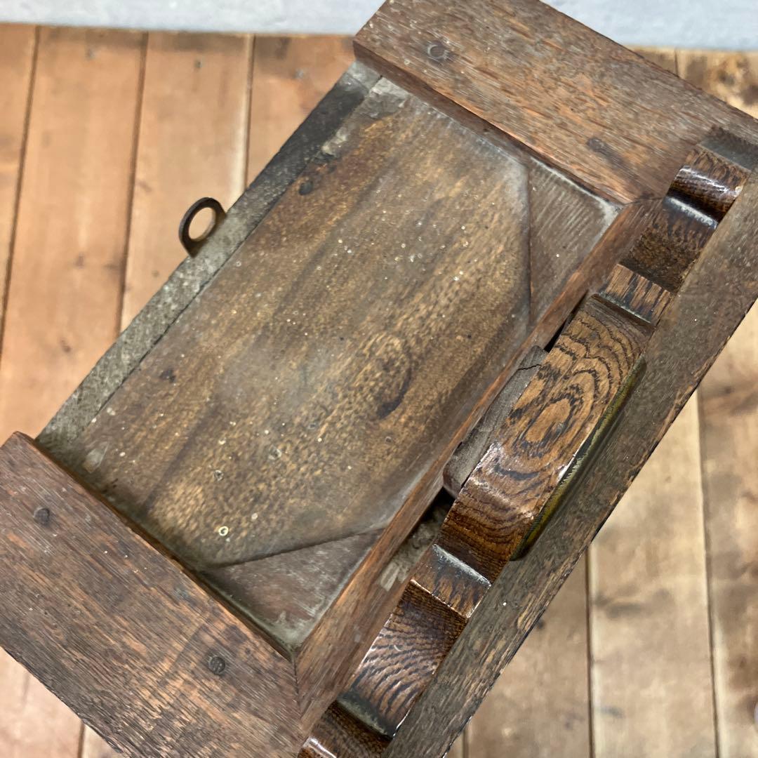 アンティーク 精工舎 スリゲル型 節硝子 TRADE MARK ゼンマイ式 時計