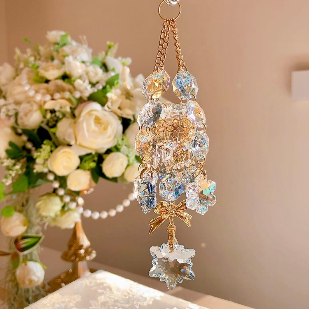 さーちん様♡*.スワロフスキー♡シャンデリア風サンキャッチャー♡2点♡