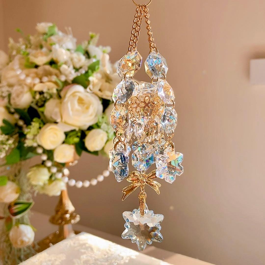 さーちん様♡*.スワロフスキー♡シャンデリア風サンキャッチャー♡2点♡
