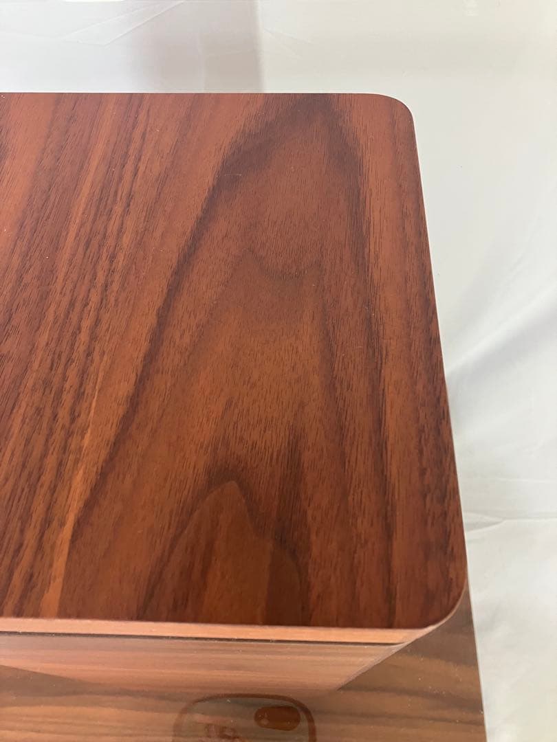 【美品】アルモニア　ガラスサイドテーブル