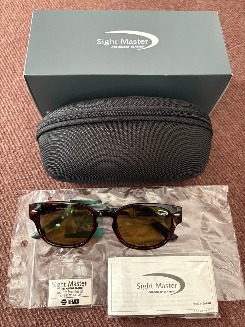 ほぼ新品　サイトマスター マニフィコ　ブラウンデミ　スーパーライトブラウンレンズ