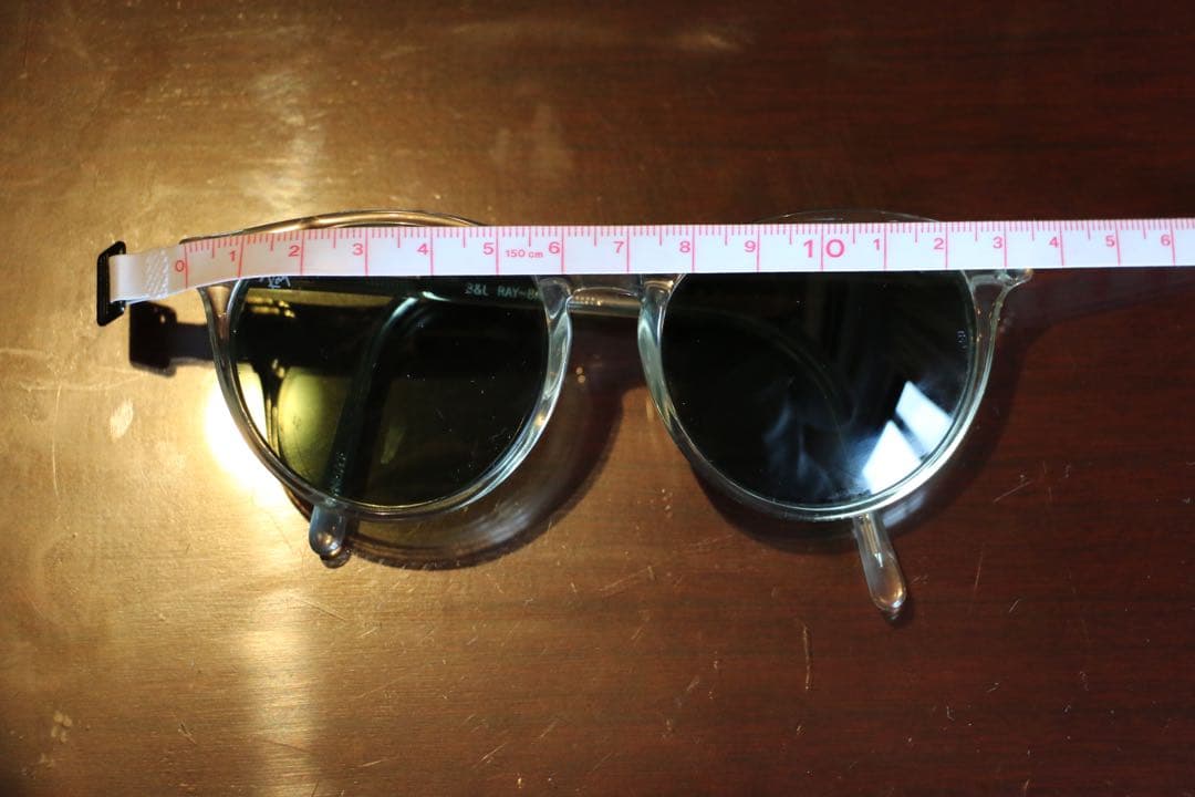 Ray-Ban 90s サングラス クリア USA製 BL砂打ち