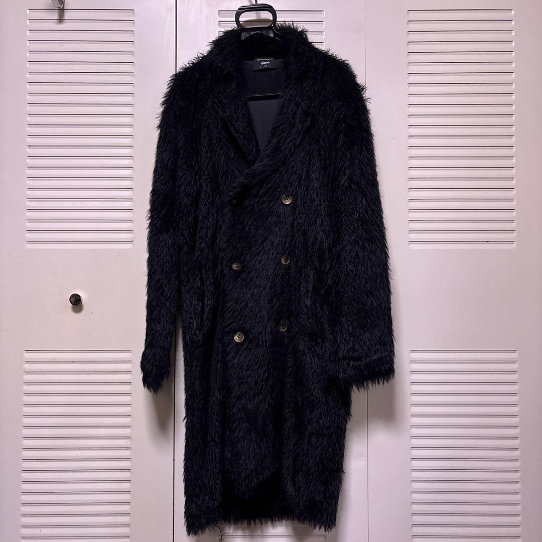 glamb ブラックファーコート サイズ2 美品