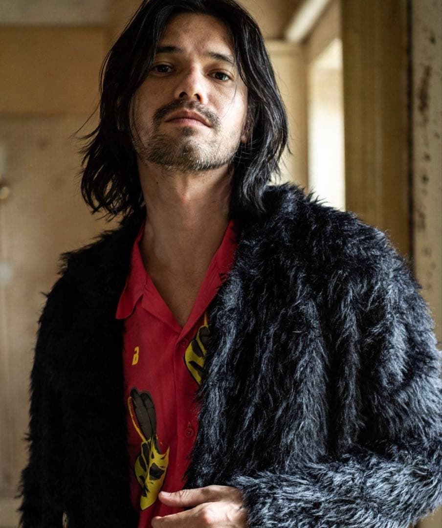 glamb ブラックファーコート サイズ2 美品