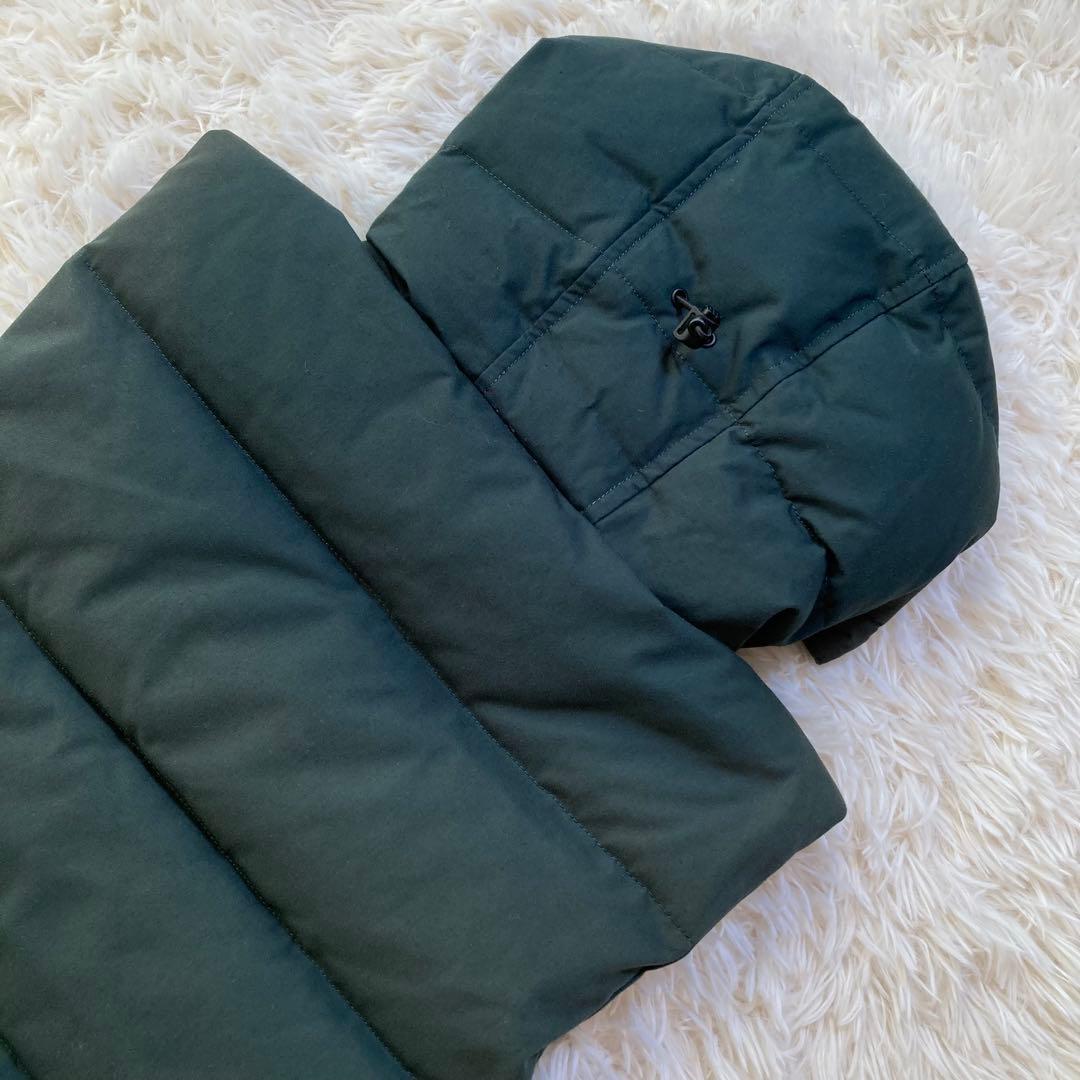 極希少 SUPREME シュプリーム ロゴデザイン フーデッドダウンベスト 緑