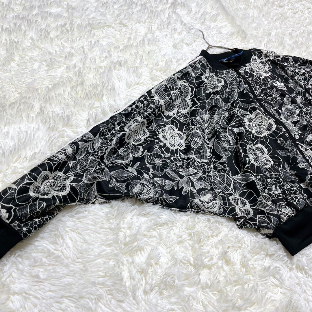 【美品】アディダス ザファーム 花柄 トラックジャケット トレフォイル OT