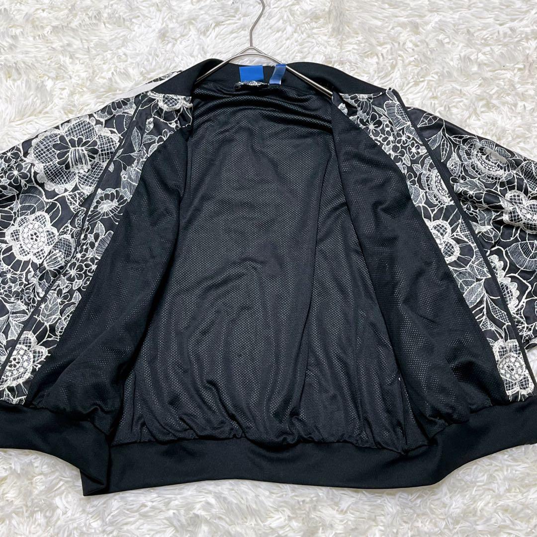 【美品】アディダス ザファーム 花柄 トラックジャケット トレフォイル OT