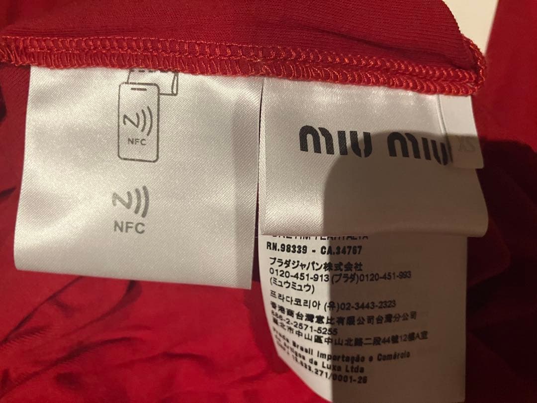 miumiu ポロシャツ 長袖 PRADA