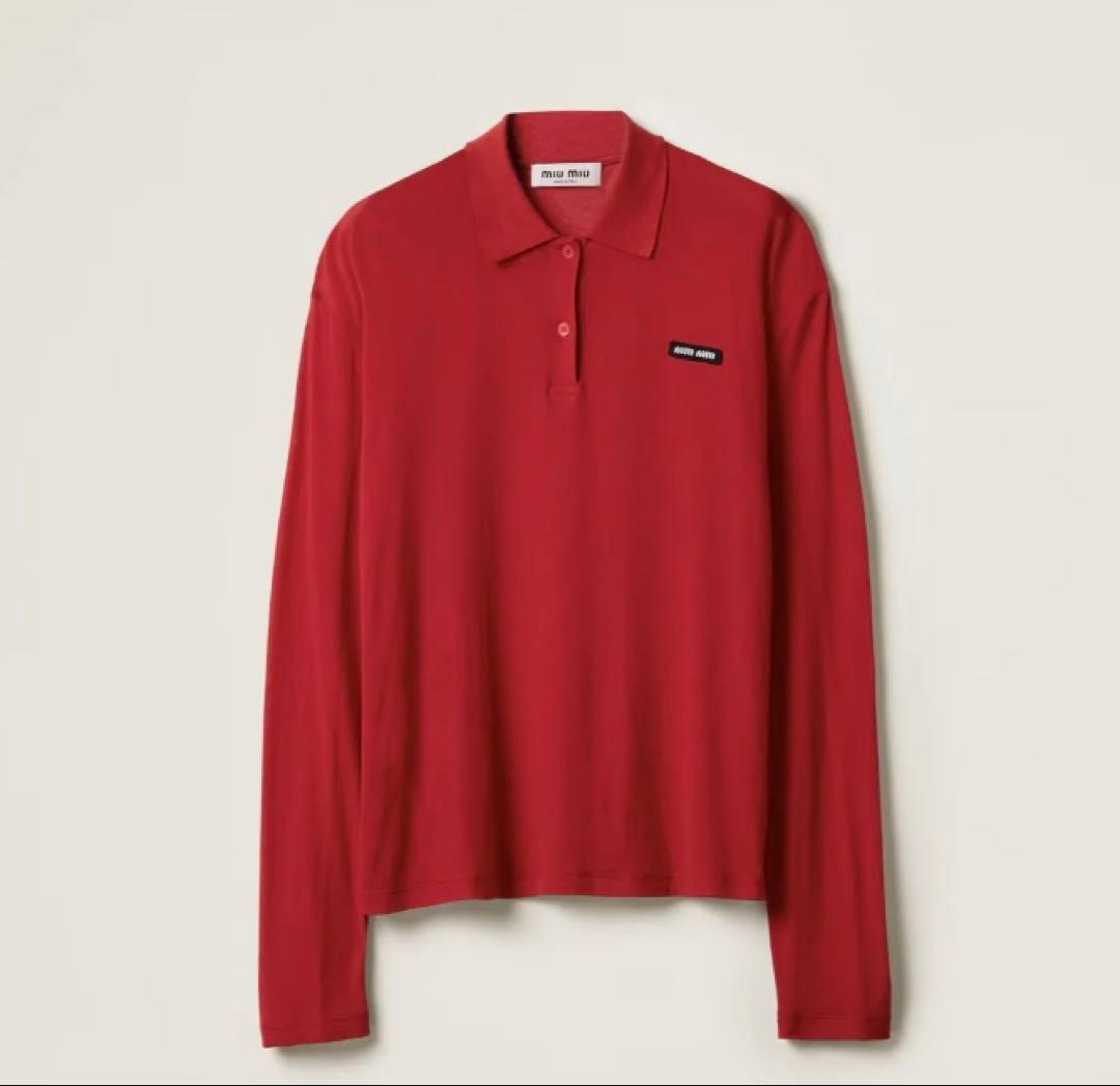 miumiu ポロシャツ 長袖 PRADA