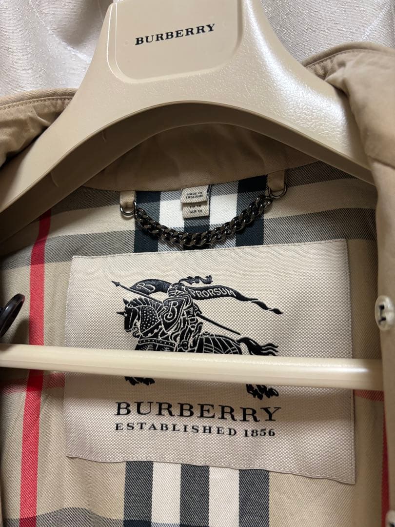 BURBERRY バーバリーロンドン トレンチコート　ノバチェック ベージュ38