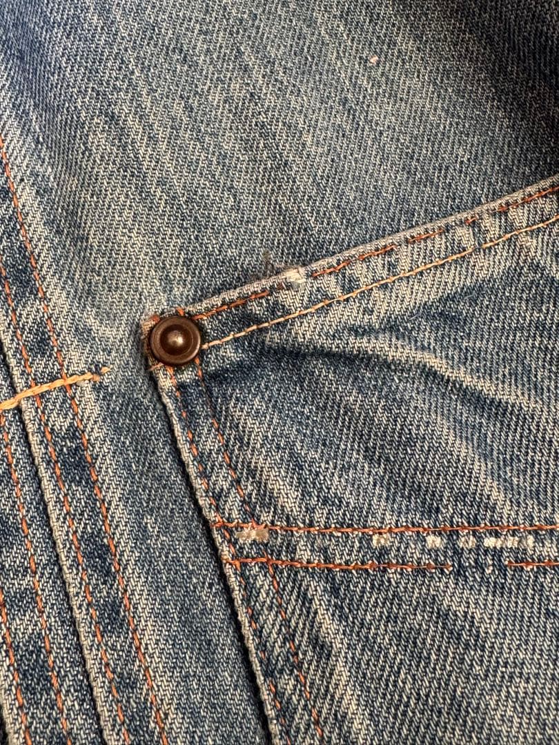 60s Montgomery Word 101 デニムジャケット 2ndタイプ