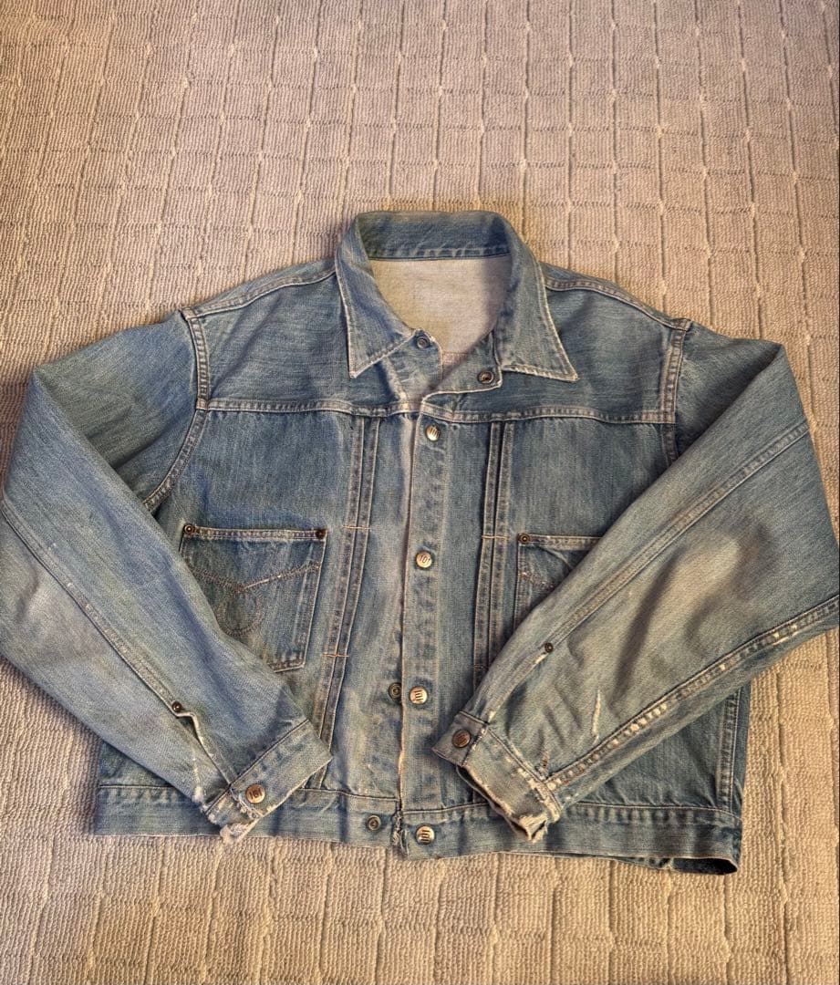 60s Montgomery Word 101 デニムジャケット 2ndタイプ