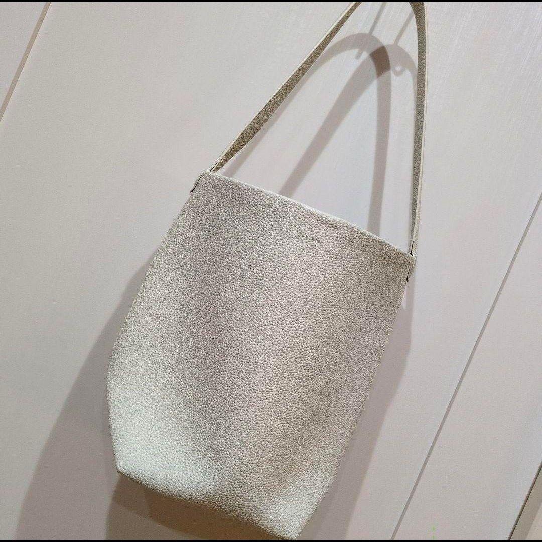 ザ・ロウ Medium N/S ミディアム パーク トート バッグ アイボリ－