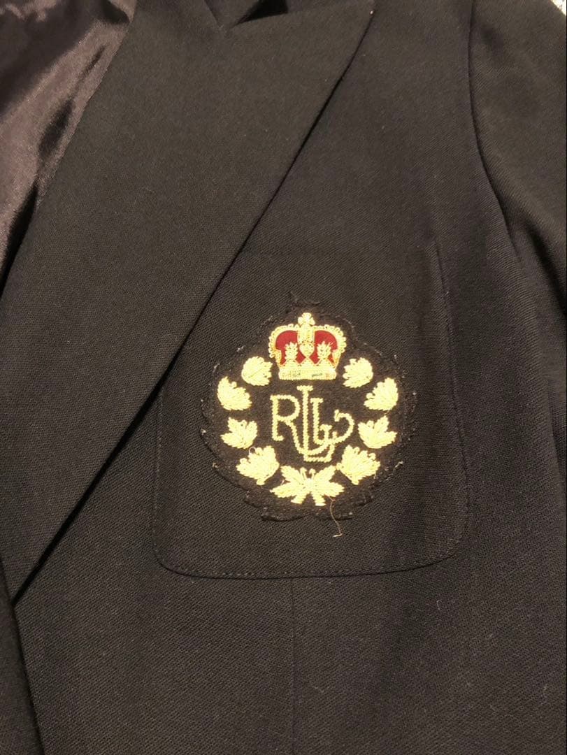 【希少大きめ】LAUREN ラルフローレン ダブル ジャケット 12 金ボタン