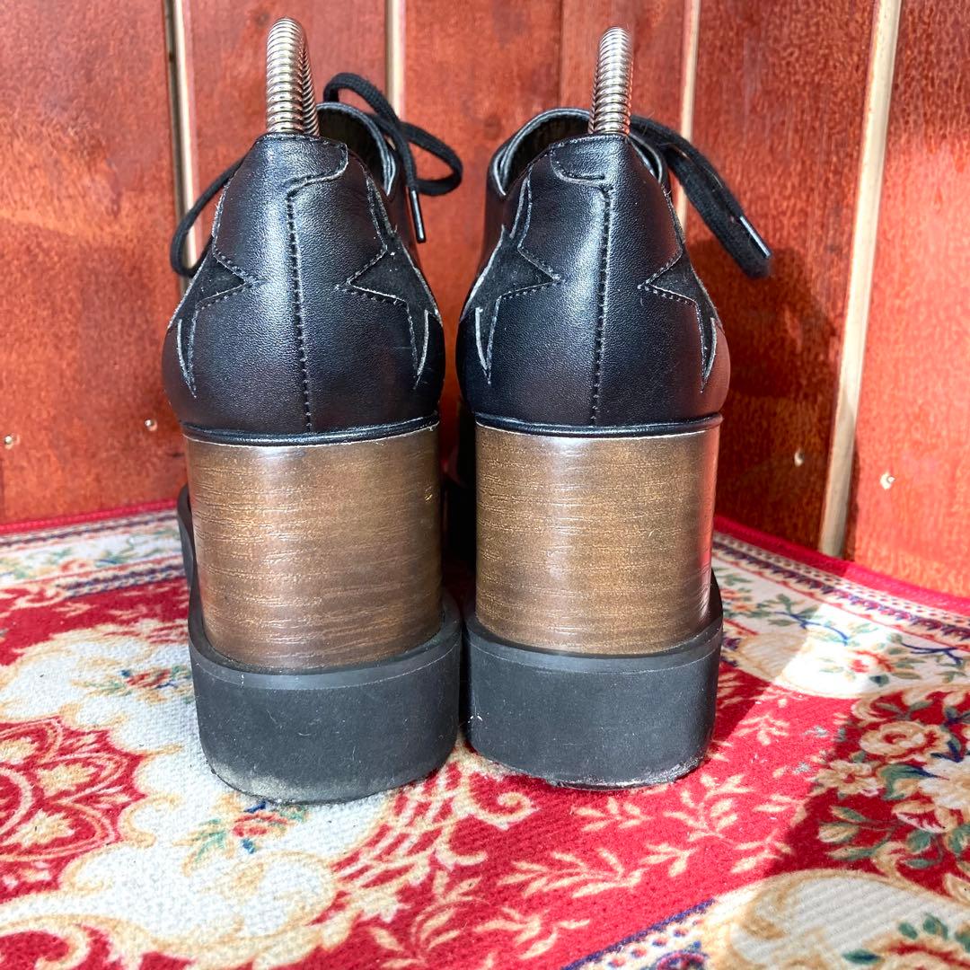 Stella McCartney エリス　プラットホーム　厚底　ブラック　38