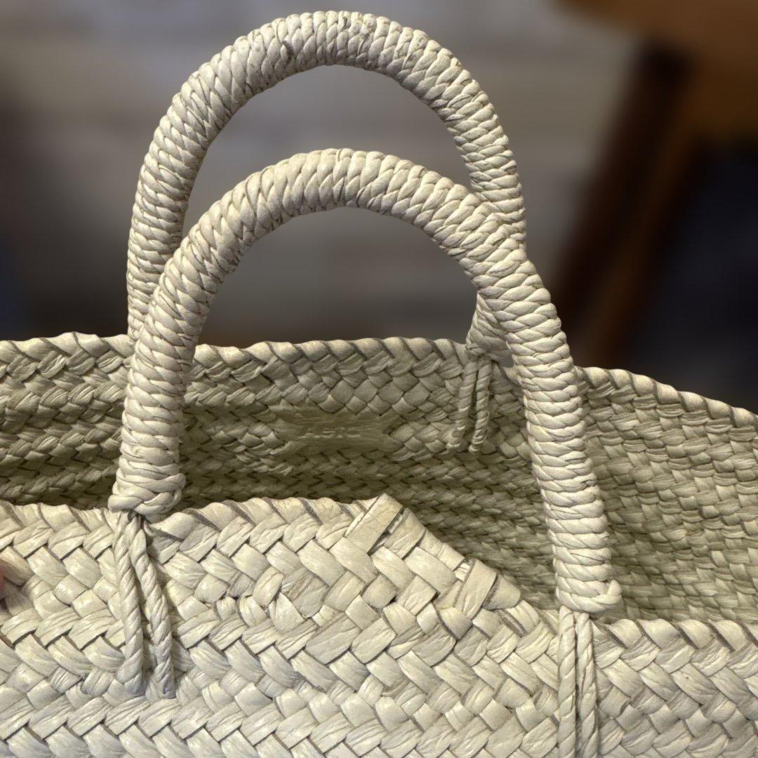 【最終値下げ】【美品】Aeta アエタ BASKET M ホワイト　かごバッグM