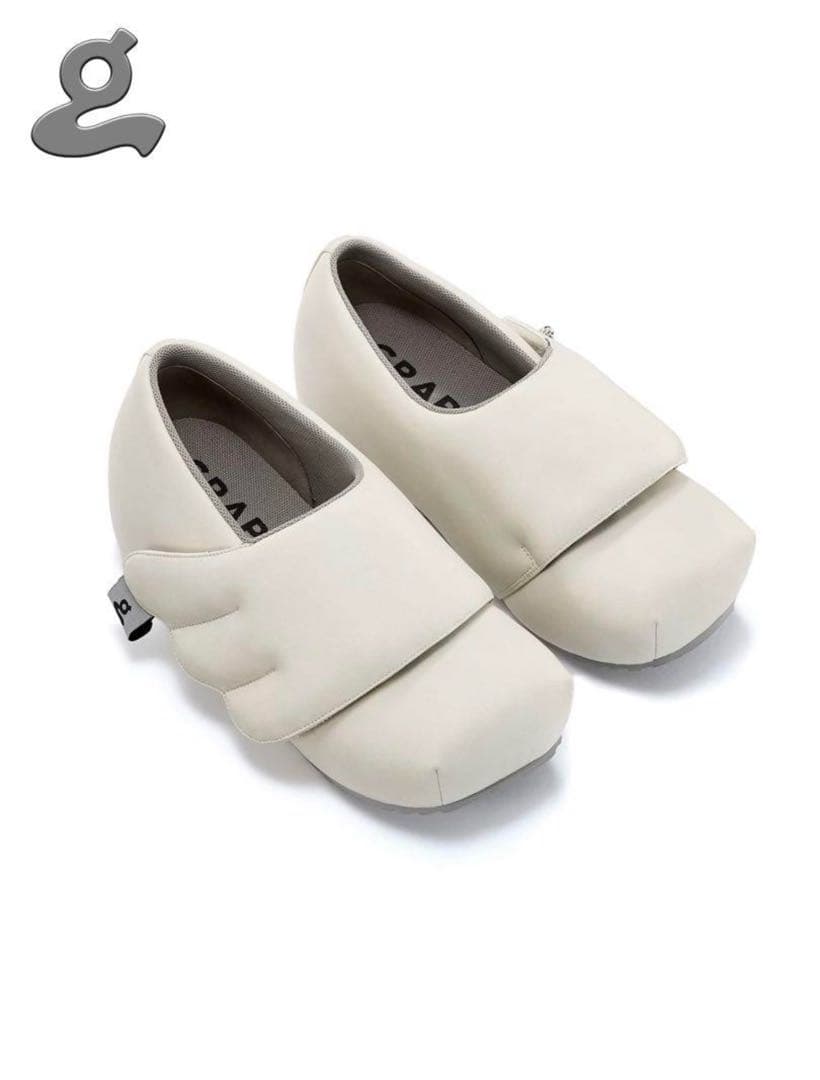 即日発送GRAPE Hotel Wings Platform Shoesホワイト