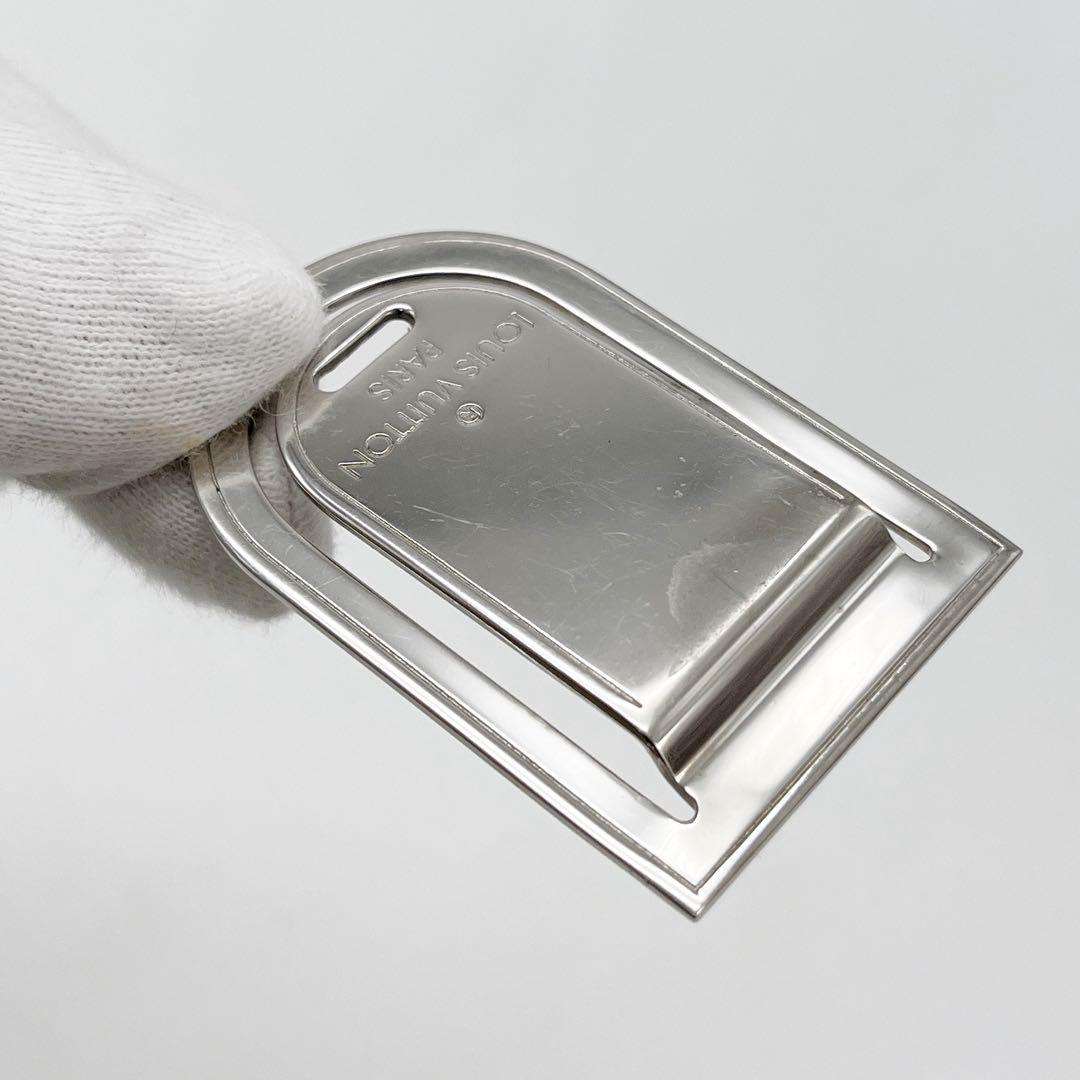 ルイヴィトン　パンス ア ビエ ポルト アドレス シルバー マネークリップ