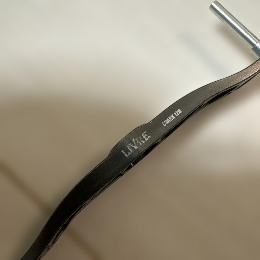 ヒ*デ様 リブレ クランク 120 ガンメタ シマノ プレート　ナット一つ選べま