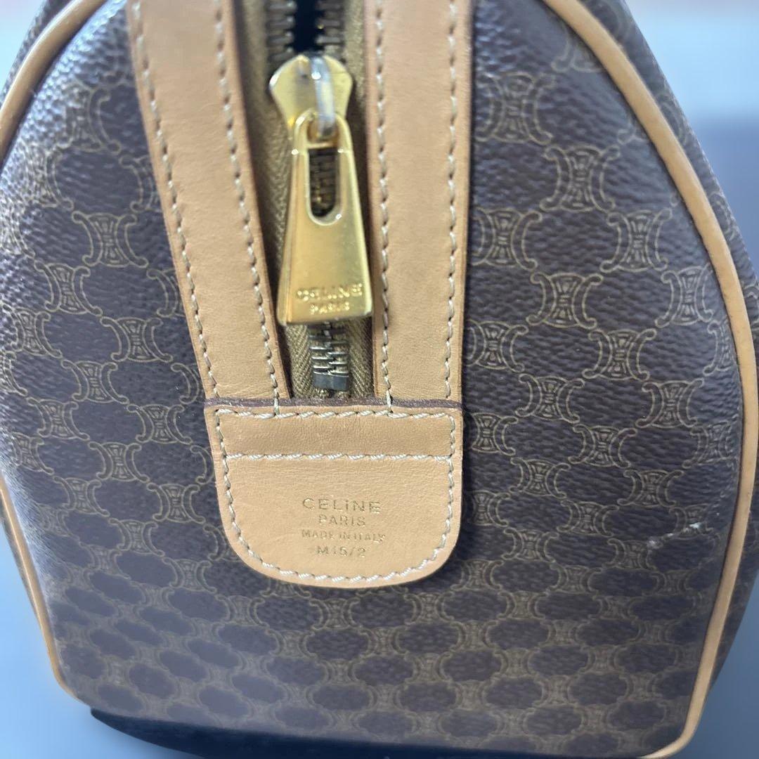 美品 CELINE セリーヌ パリス ビジネスバッグ レザー ブラウンイタリア製