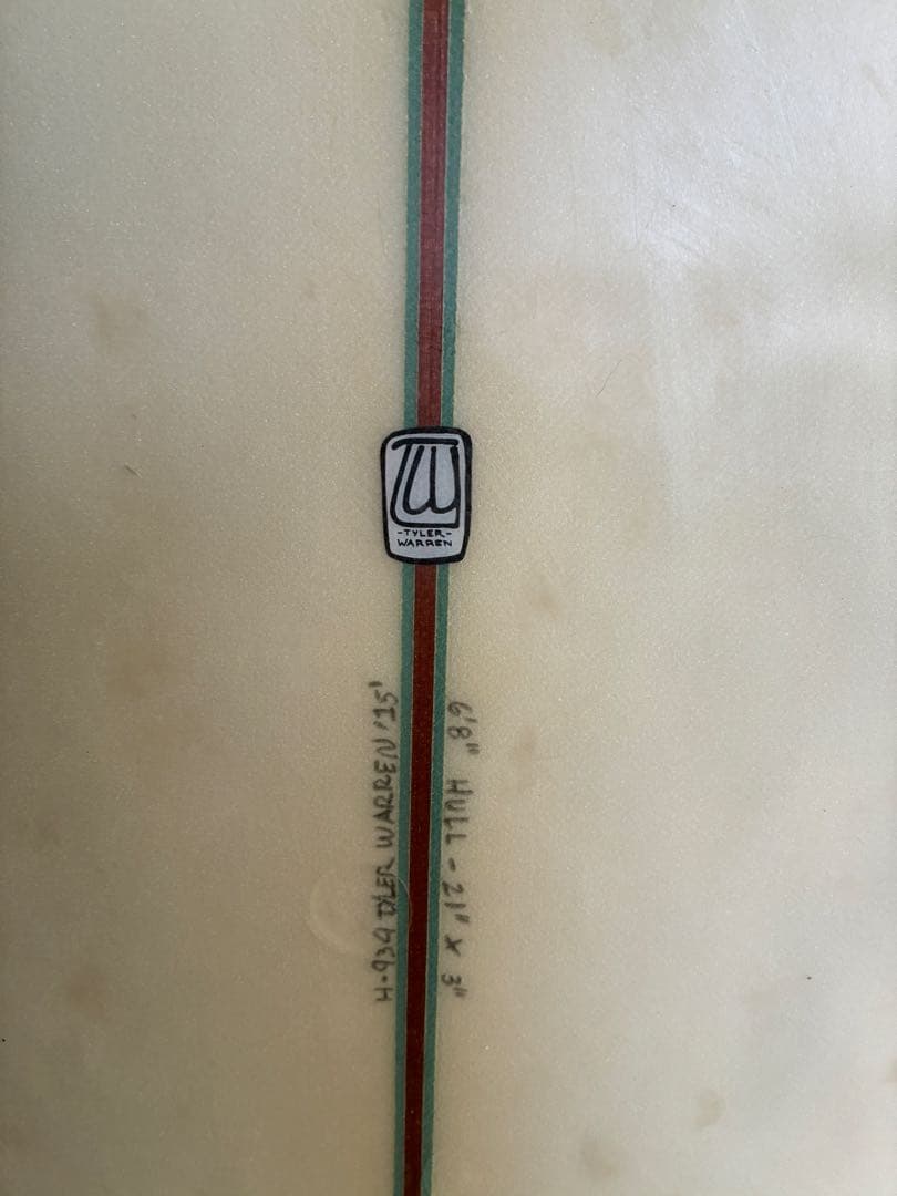 タイラーウォーレン　ハルサーフボード