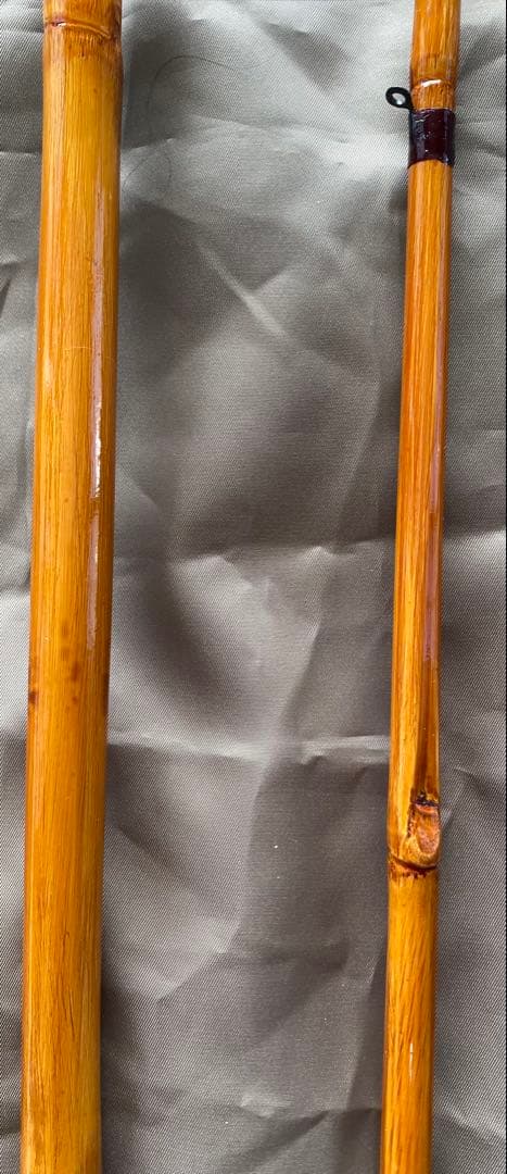 m403竹製黒鯛チヌ竿 横浜伝統のヘチ竿
