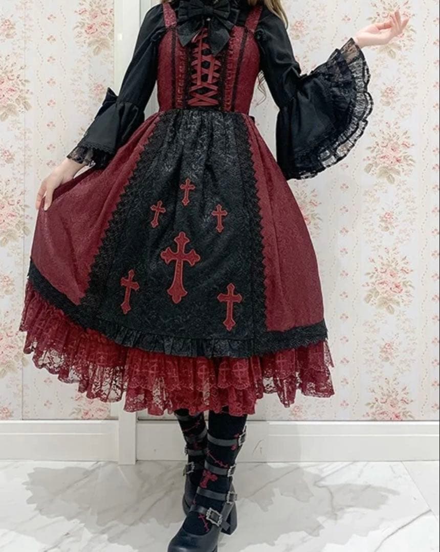 クロスモチーフジャンスカ