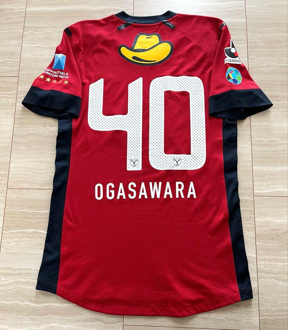 小笠原満男　選手支給　実使用　サイン入￼ユニフォーム　鹿島アントラーズ　2012