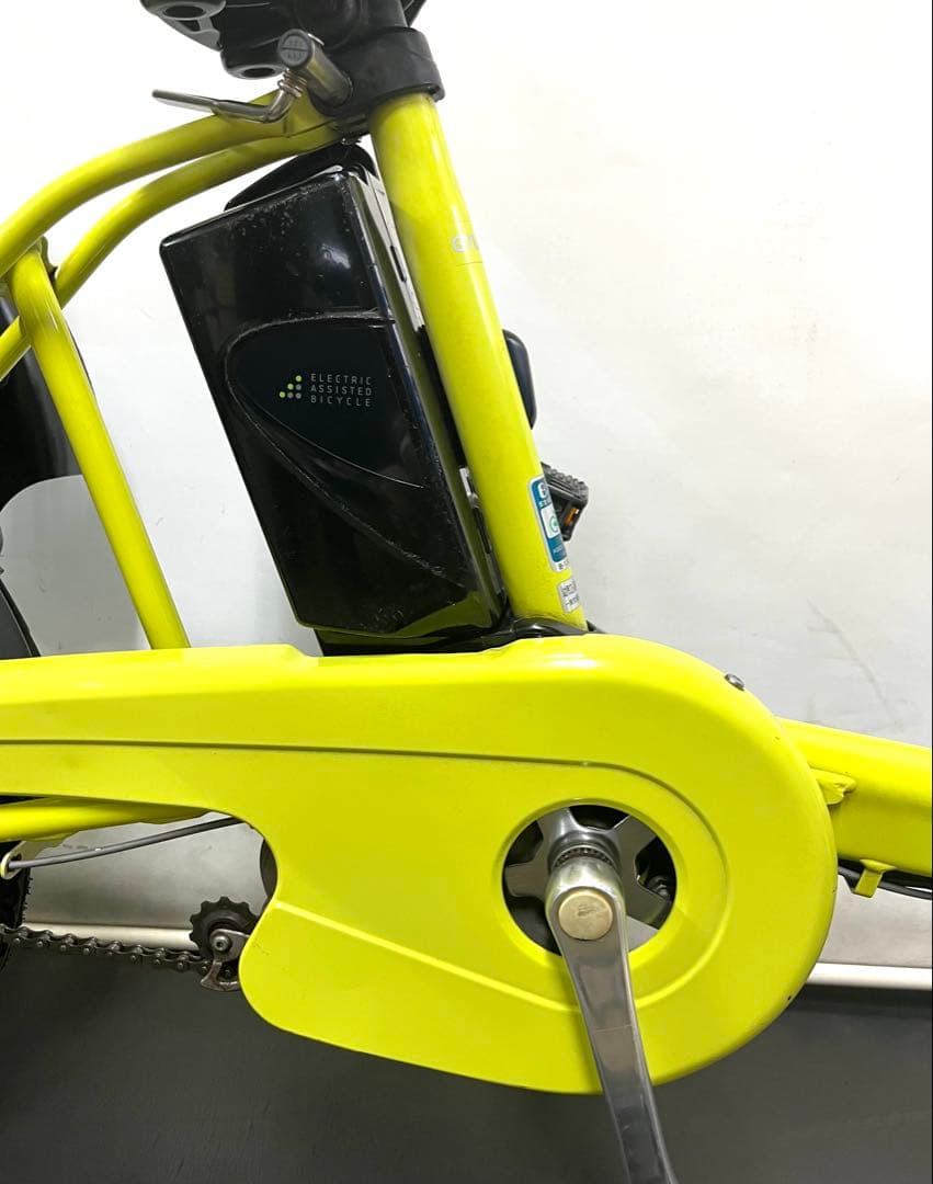 1年保証 送料無料　パナソニック　ギュット　20インチ　黄色　電動アシスト自転車