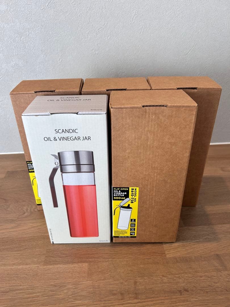 オイル&ビネガーボトル 500ml 5個セット