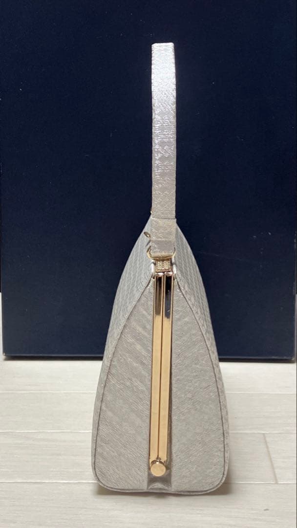 《未使用》草履バッグセット　シルバー