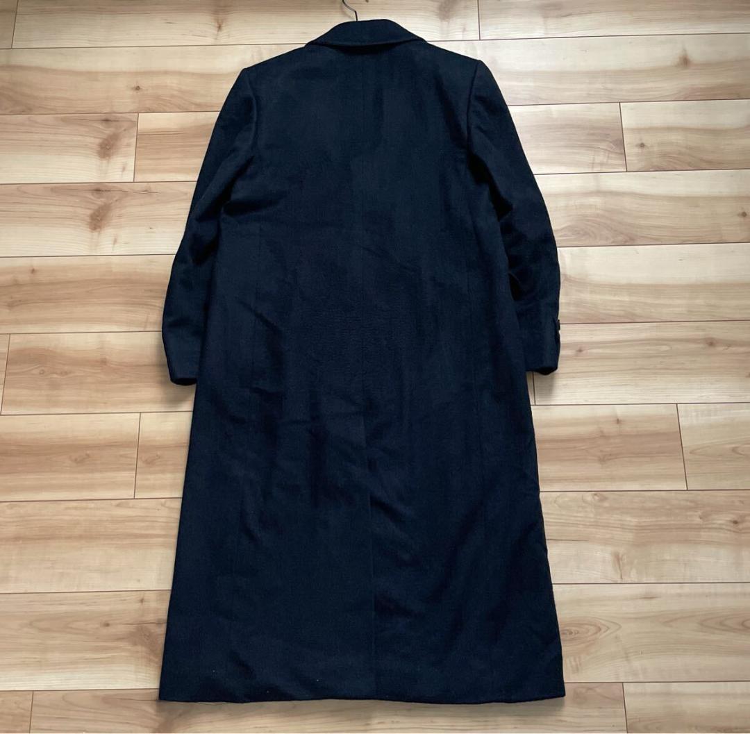 【英国製】アクアスキュータム 最高級 カシミヤ100% チェスター ダブルコート