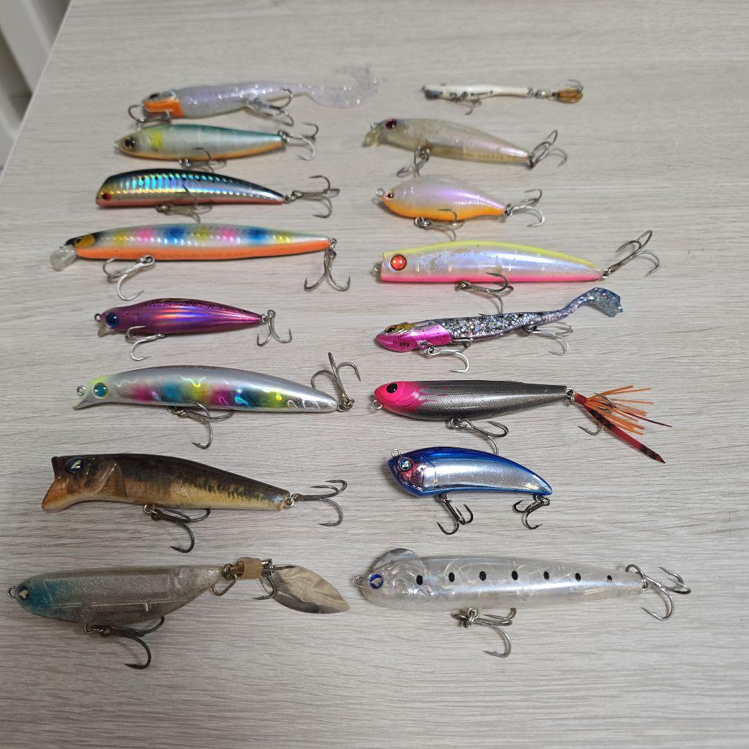 シーバスミノー・プラグ 15個セット