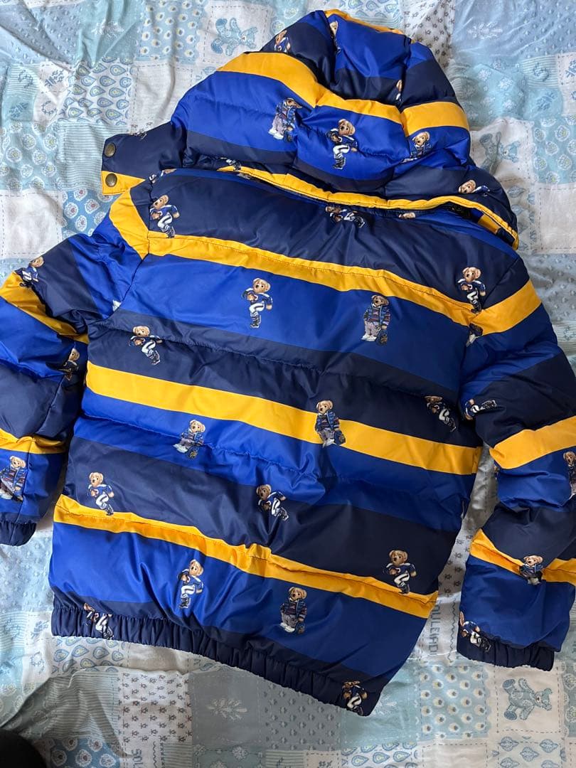 ポロラルフローレンチルドレン　ポロベア　サイズ7 ダウン　フェザー